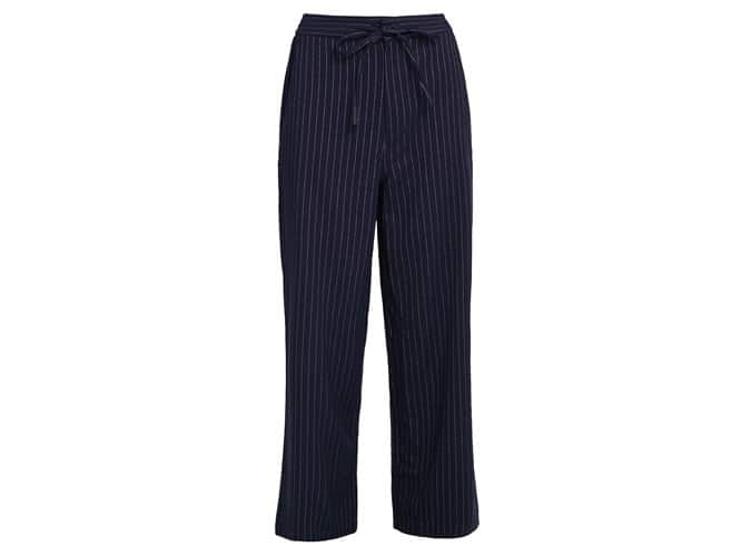 Loom Navy Pinstripe Trousers