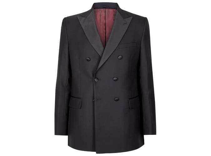 DAVID GANDY FOR SAVILE ROW INSPIRED Navy Tailored Fit Wool Jacket