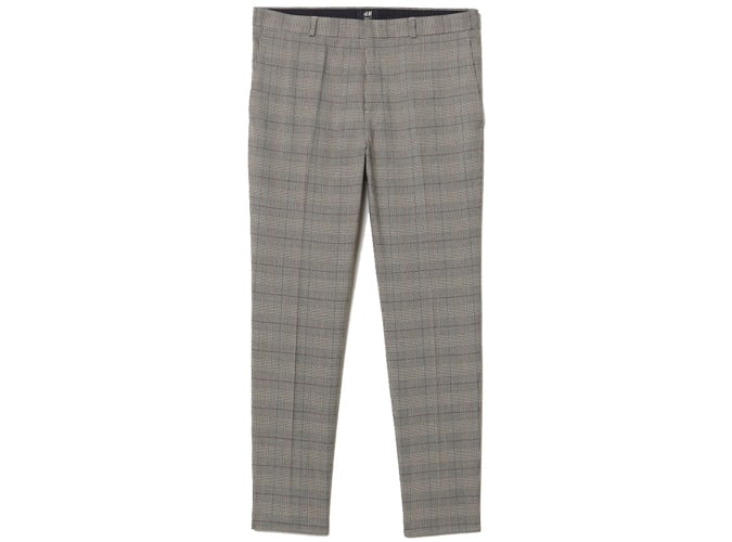 H&M Dogtooth Suit Trousers