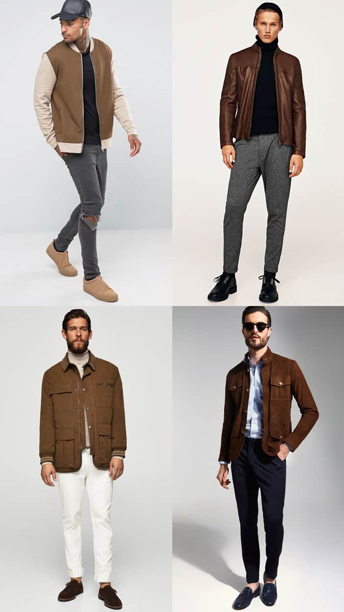 How To Wear A Brown Jacket
