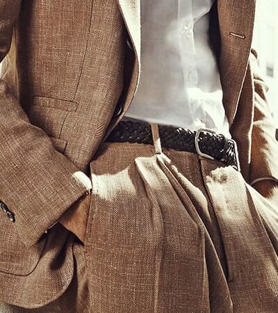 How To Wear A Belt With A Suit