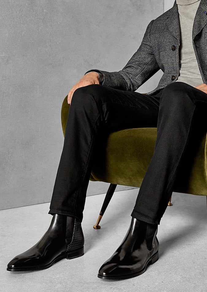 Bhenn Leather Chelsea Boots