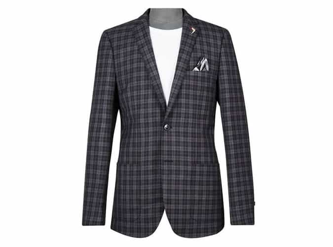 1904 Brixham Black Check Blazer