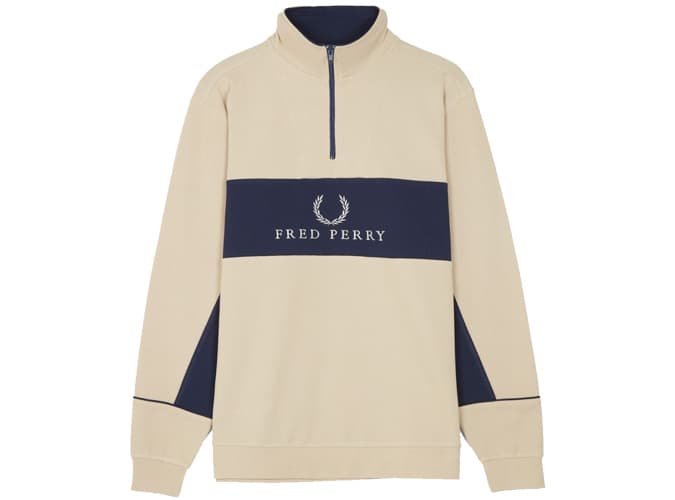 Fred Perry Half Zip Sweatshirt