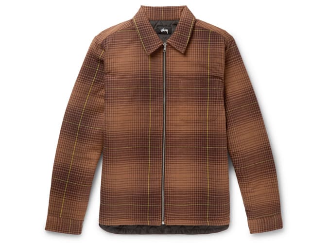Stüssy Cotton Flannel Shirt Jacket