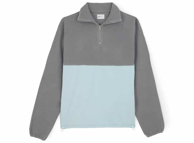 LE ZIP SWEAT - GREY/SKY