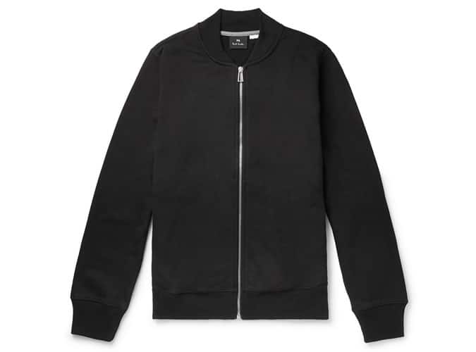 PS BY PAUL SMITH Organic Loopback Cotton-Jersey Bomber Jacket