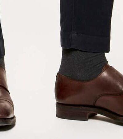How To Wear Brown Shoes With Black Trousers