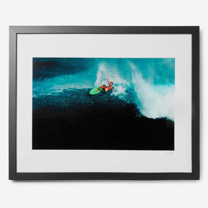 EXCLUSIVE SONIC EDITIONS Framed 1981 Laird Hamilton In Kauai Print