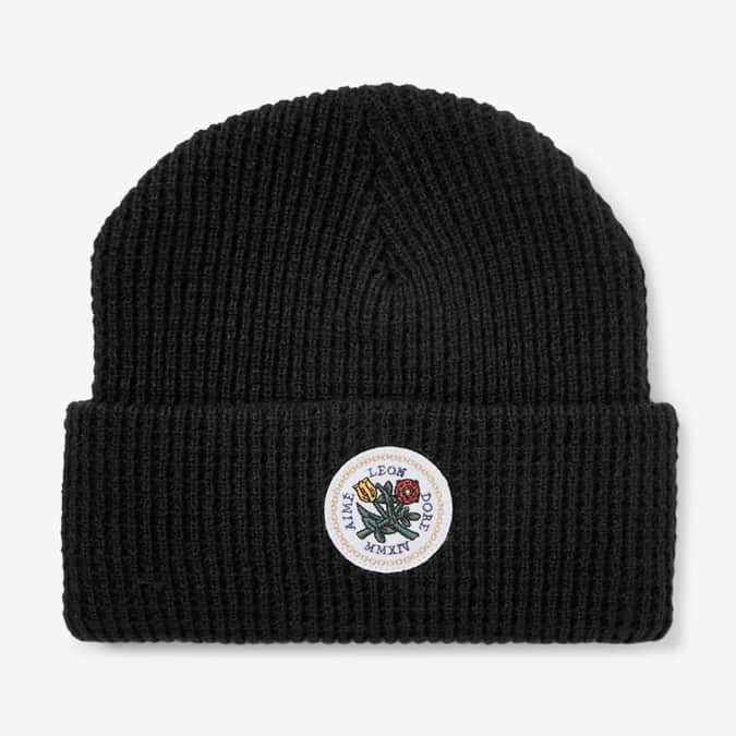AIMÉ LEON DORE Logo-Appliquéd Waffle-Knit Beanie