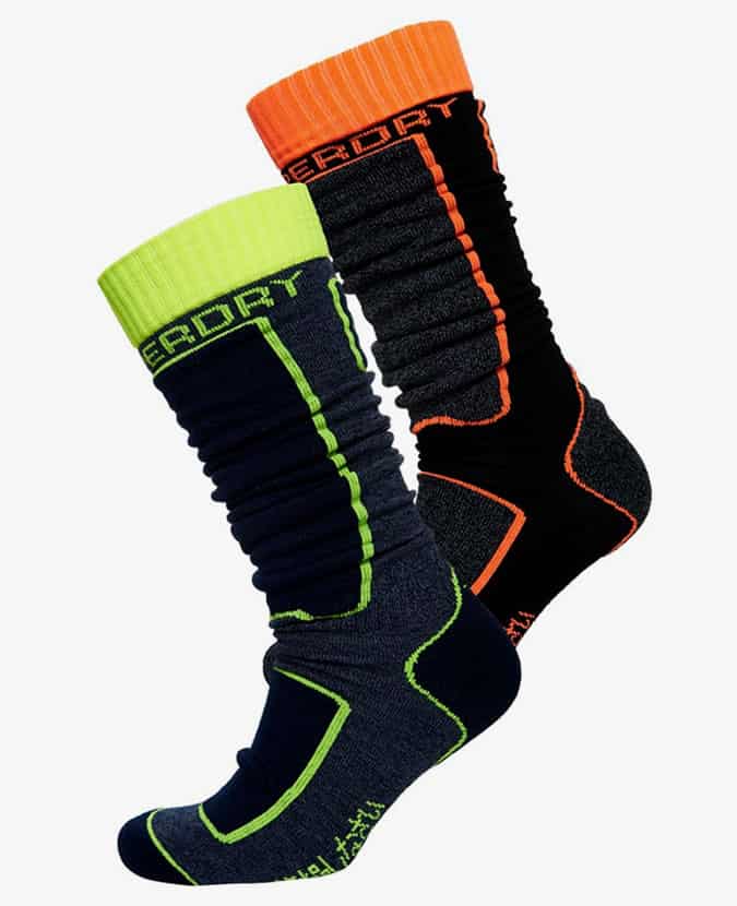 Superdry Merino Snow Socks Double Pack