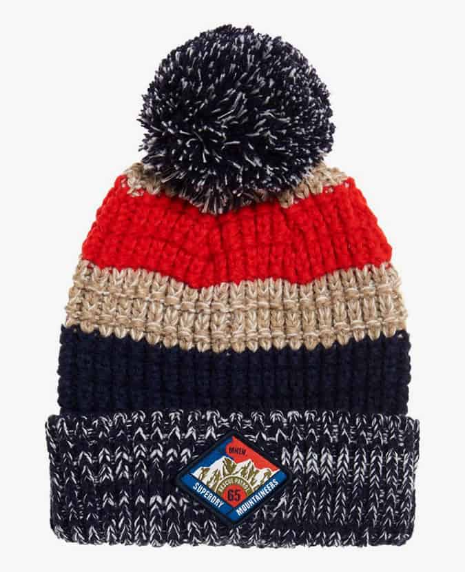 Superdry Summit Striped Beanie