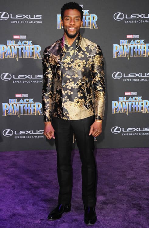 Chadwick Boseman Black Panther Film Premiere