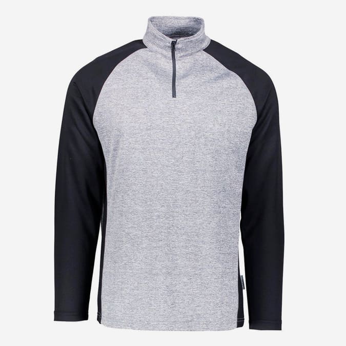 ACTIVE 1/4 ZIP FUNNEL NECK GYM TRACK TOP