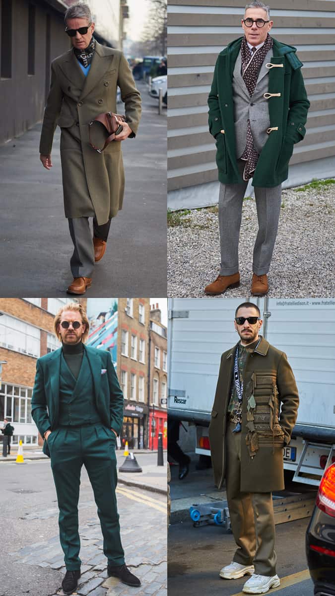 AW19 Street Style Trends Green