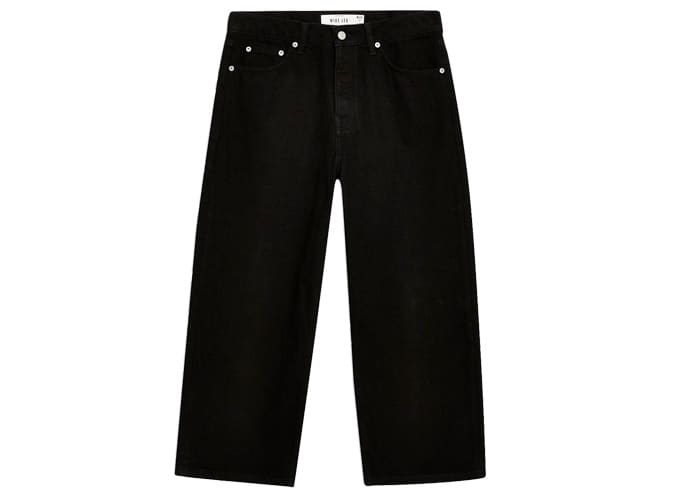 Topman Wide Leg Cropped Trousers