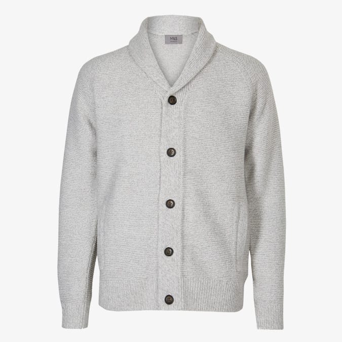 Textured Shawl Cardigan