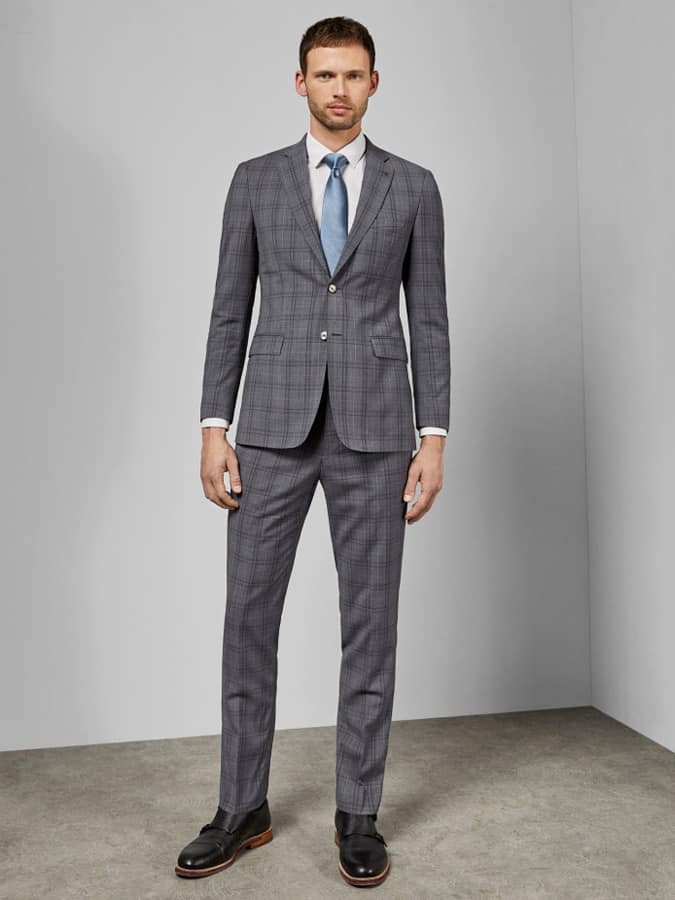 Flydebt Debonair Wool Check Trousers
