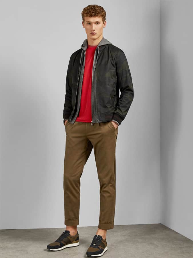 Sway Printed Bomber Jacket