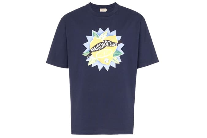 Maison Kitsuné Lemon Print T-Shirt