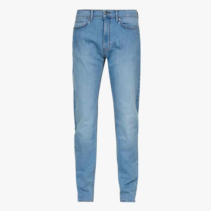 M&S Tapered Fit Stretch Jeans