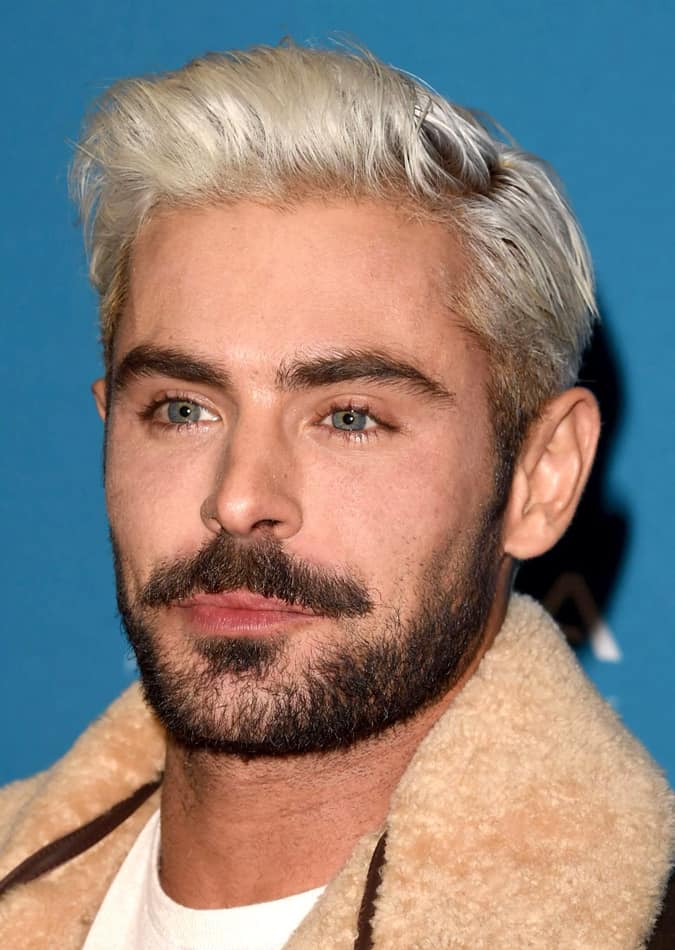 Zac Efron bleached hair