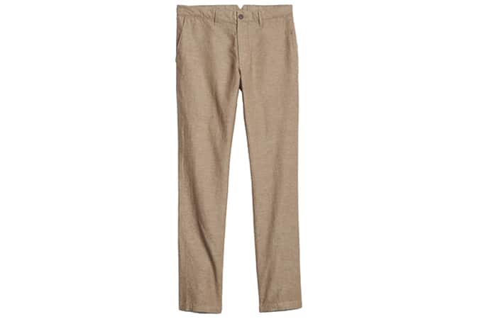 Linen Khakis in Straight Fit