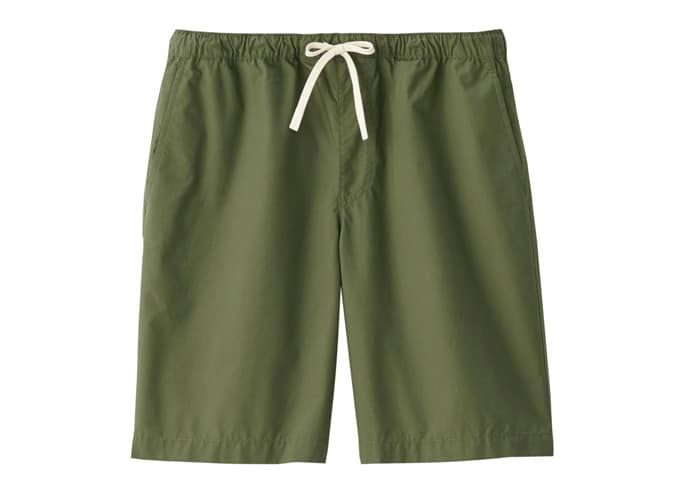 Muji Organic Cotton Poplin Shorts
