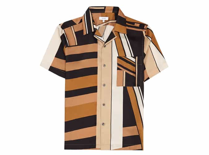 Reiss Goga Art Deco Printed Shirt
