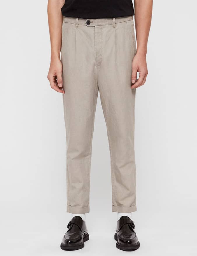 DRAYSON CROPPED SLIM TROUSERS