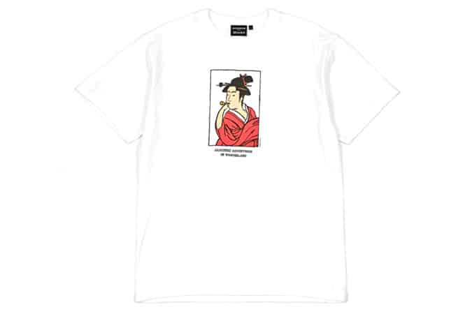 GOODHOOD X BEAMS T x Naijel Graph T-Shirt - White