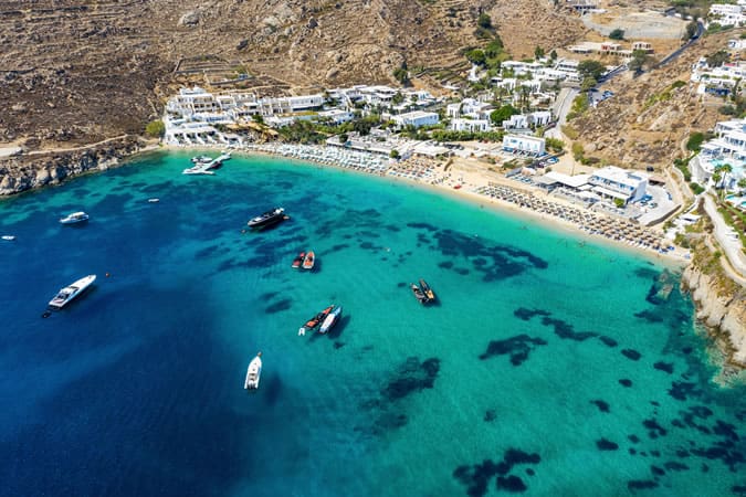 Psarou beach, Mykonos