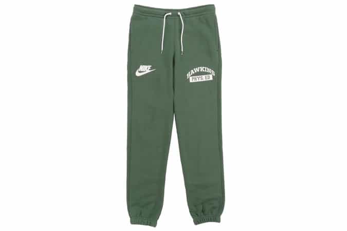NIKE X STRANGER THINGS FLEECE PANTS FIR/WHITE/SAIL