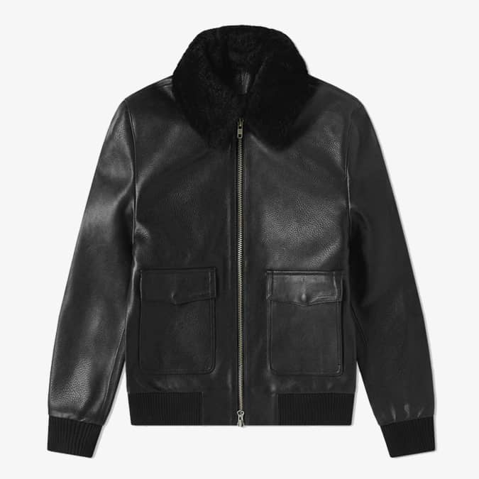 MKI leather a2 flight jacket