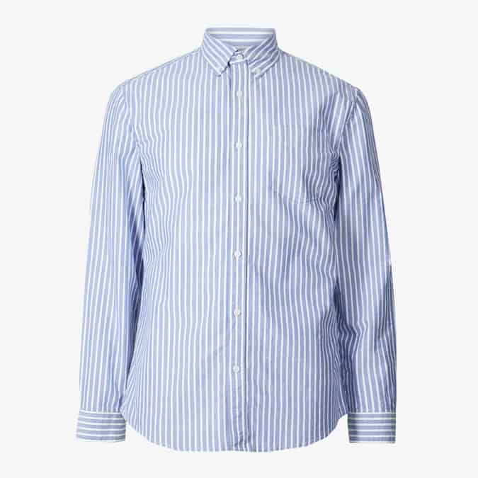 Marks & Spencer striped oxford shirt