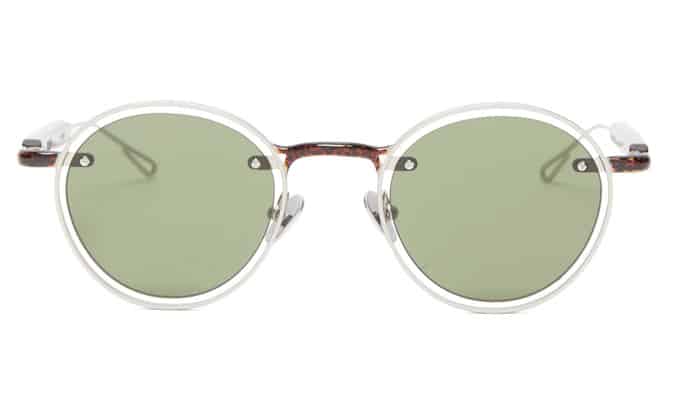 JACQUEMUS Le Meunier round acetate and metal sunglasses