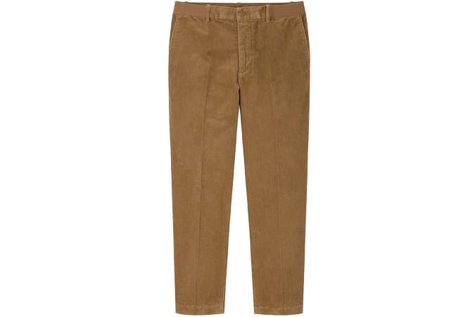 MEN EZY CORDUROY ANKLE TROUSERS