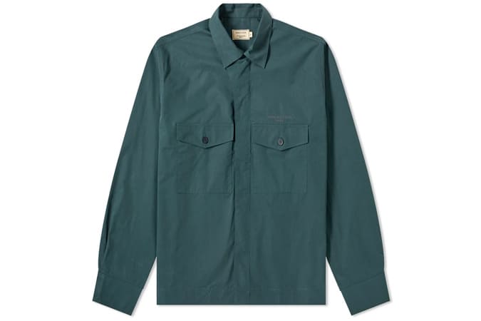 MAISON KITSUNÉ HIDDEN PLACKET SHIRT