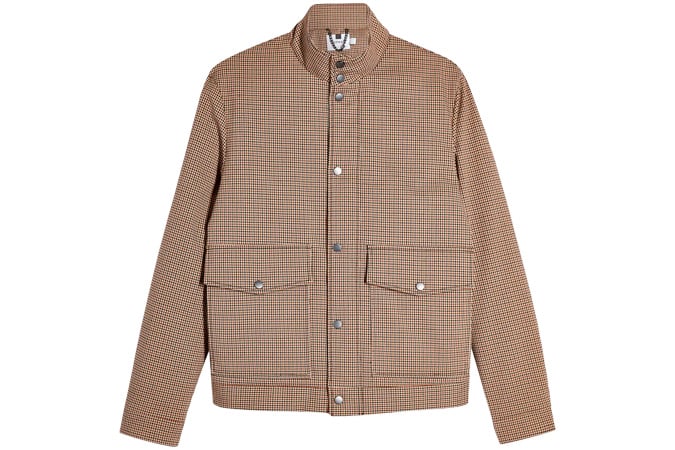 Check Harrington Jacket