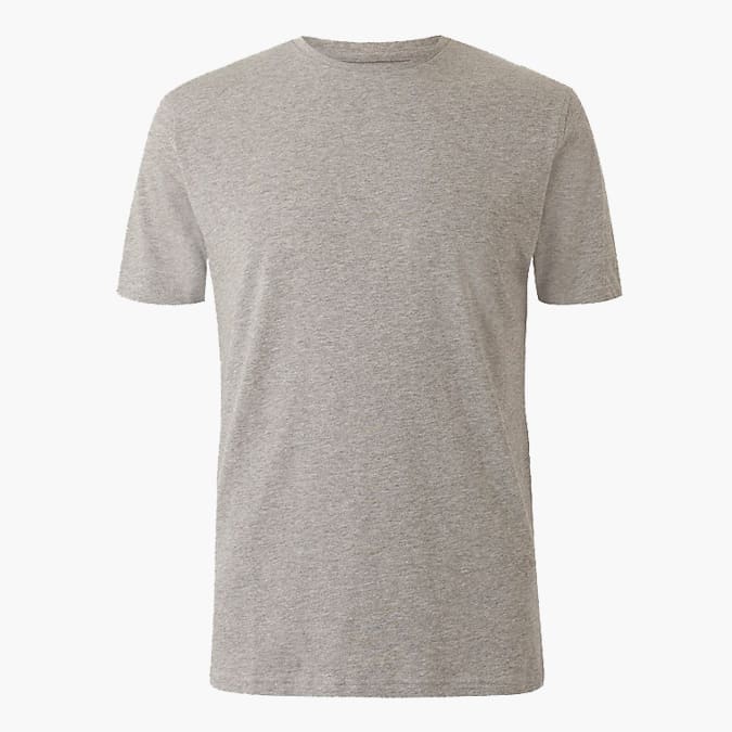 M&S COLLECTION Slim Fit Pure Cotton Crew Neck T-Shirt