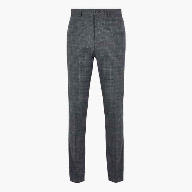 M&S COLLECTION Skinny Fit Checked Trousers