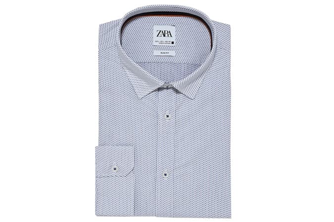 TEXTURED CHECK SHIRT