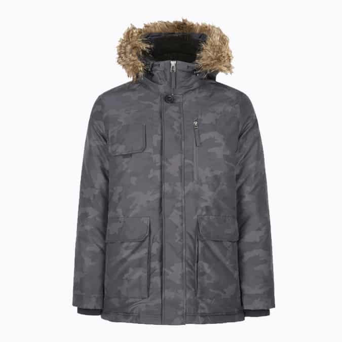 M&S COLLECTION Faux Fur Trim Parka