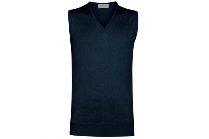 Hadfield In Orion Green Sweater Vests