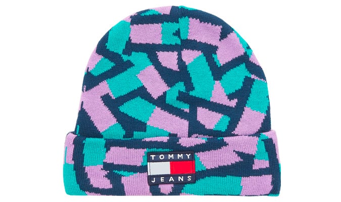 Tommy Jeans SPORT TECH DENIM PRINT BEANIE