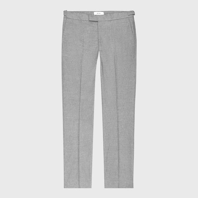 ZINGARA BRUSHED SLIM FIT TROUSERS