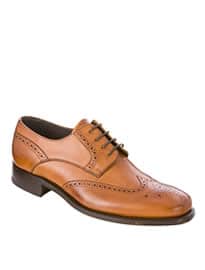 Barker Toddington Leather Brogue Shoes Tan
