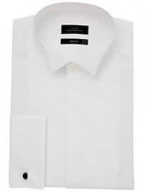 John Lewis Wing Collar Tailored Dress Shirt White