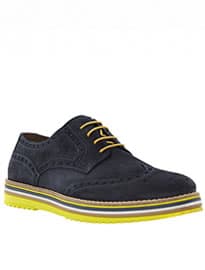 Bertie Bumbled Suede Brogue Derby Shoes