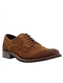 Dune Belsit Suede Derby Shoes Taupe